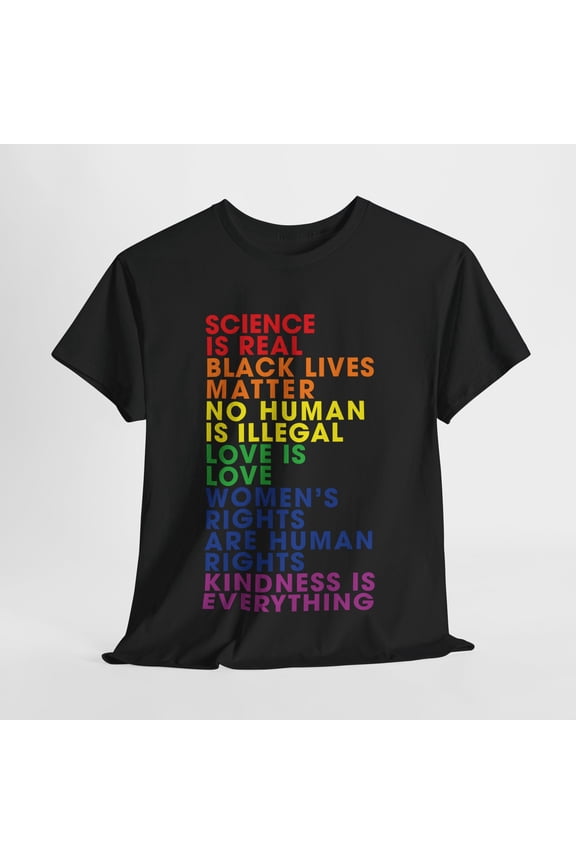 Rainbow Quote Gay Pride Shirt, Love is Love and Equality Shirt ID-0520-WPH3