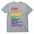 thumbnail image 1 of Rainbow Quote Gay Pride Shirt for Men - Love is Love and Equality Slogans - Supportive LGBTQ Apparel - Comfortable and Breathable Fit - Medium Gray, 1 of 6
