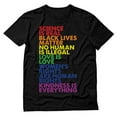 thumbnail image 1 of Rainbow Quote Gay Pride Shirt for Men - Love is Love and Equality Slogans - Supportive LGBTQ Apparel - Comfortable and Breathable Fit - Small Black, 1 of 6