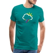Rainbow Rain Men's Premium T-Shirt