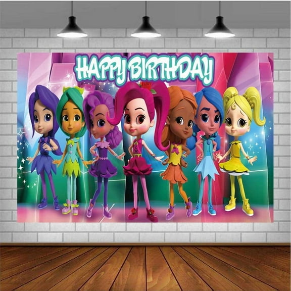 Rainbow Rangers Post Wall Decor Birthday Banner Backdrop Background Party Supplies Taspestry