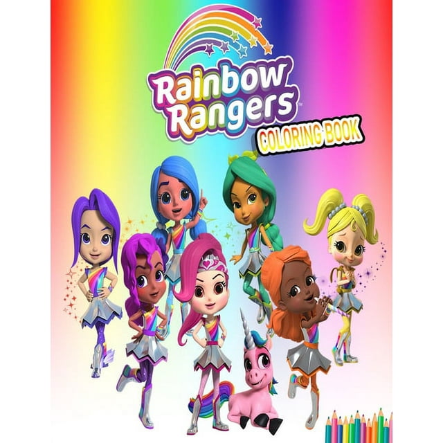 Rainbow Rangers Coloring Book Over 25 Pages of High Quality Rainbow