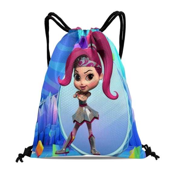 Rainbow Rangers Fitness Pack:Waterproof, suitable for hiking, yoga, swimming, travel, beach shopping, measuring 15.7*17.7 inches.