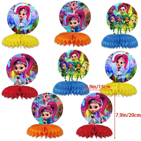 Rainbow Rangers Themed Birthday Backdrop Banner - Hanging Wall Decor Tapestry for Party Celebrations