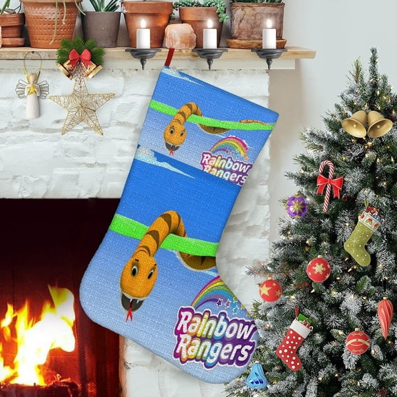 Rainbow Rangers Themed Christmas Socks