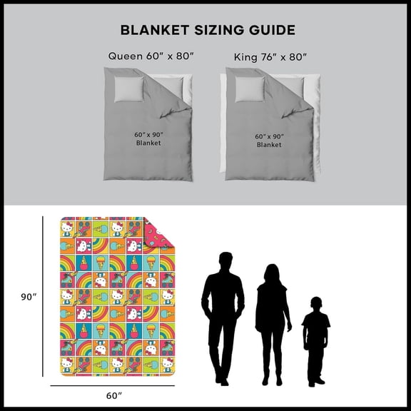 Rainbow Red Twin Quilted Blanket, Comfy Couch Throw, Adults Boys Girls, All Seasons Blanket, 60 x 90 inches