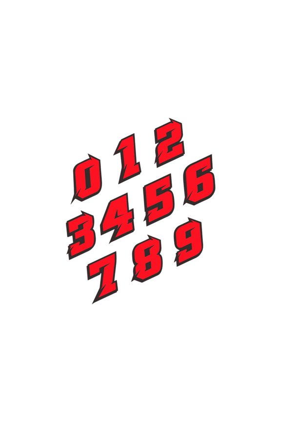 Rainbow Reflective Motorcycle Racing Stickers Decals for Bike Customization