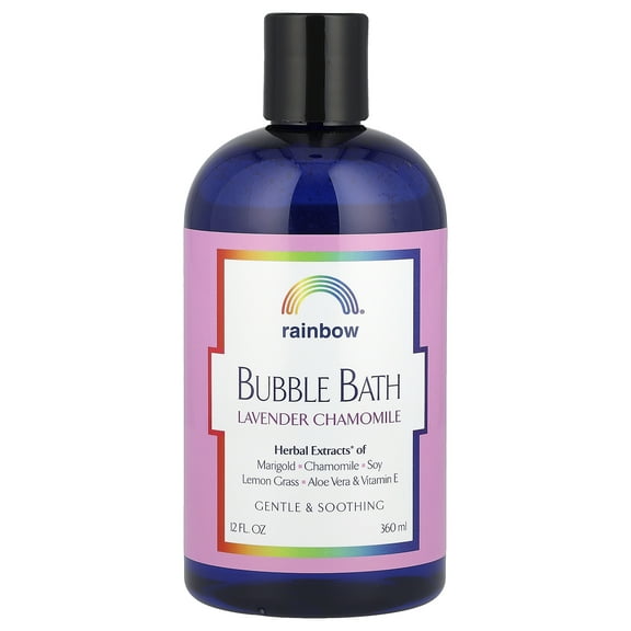 Rainbow Research Bubble Bath Lavender Chamomile Gentle Formula 12 fl oz 360 ml