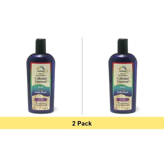 Rainbow Research Colloidal Oatmeal Bath & Body Wash, Lavender, 12 fl oz - 2 Pack
