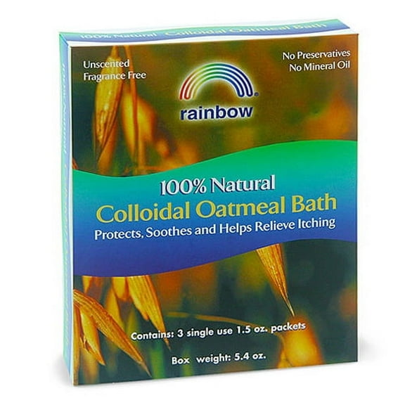 Rainbow Research Colloidal Oatmeal Unscented Bath Powder Packets - 1.5 Oz, 3 Ea