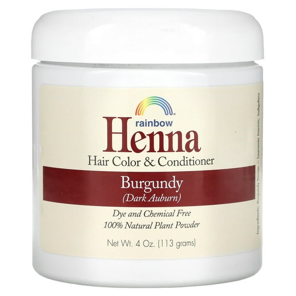 Rainbow Research Burgundy Henna 4 oz Powder