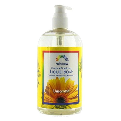 Rainbow Liquid Soap, Unscented, 16 Fl Oz