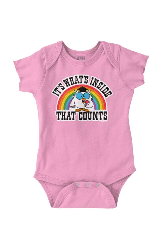 Rainbow Retro Mr Owl Tootsie Roll Bodysuit Jumper Girls Infant Baby Brisco Brands 6M