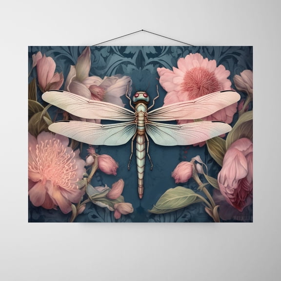 Rainbow Riders - Dragon Fly Canvas Wall Art