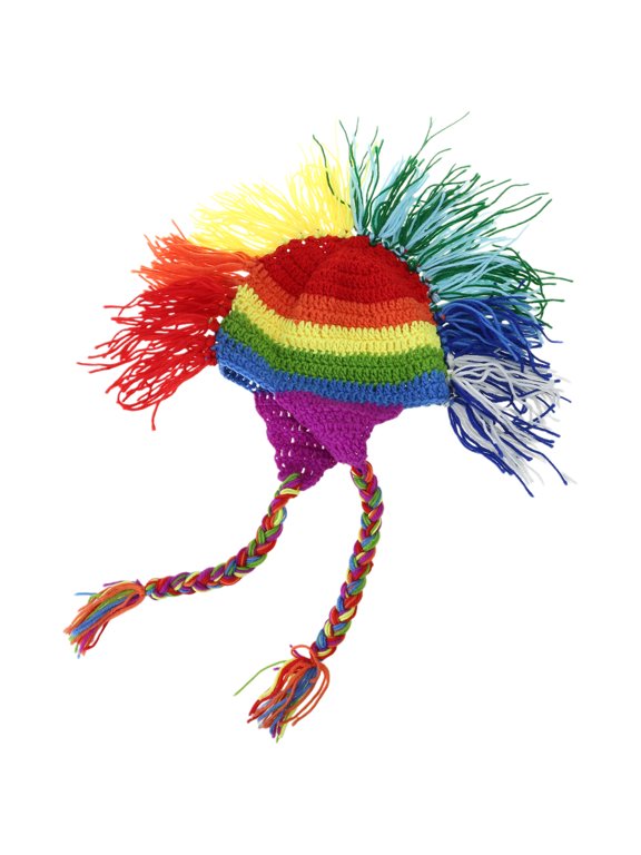 Rainbow Roman Knight Hat Novelty Earflap Hat Halloween Funny Hat Outdoor Funny Party