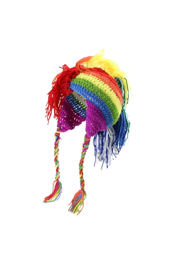 Rainbow Roman Knight Hat Novelty Earflap Hat Halloween Funny Hat Outdoor Funny Party