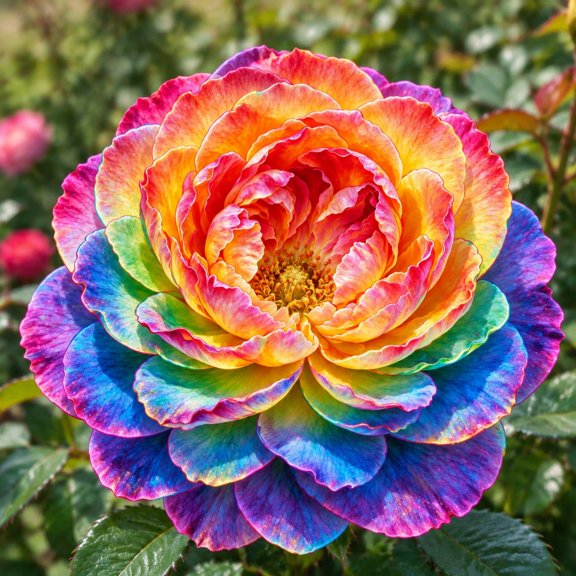 Rainbow Rose Rhizome-Rose Roots,Low Maintenance, Easy‑Grow for Garden Beds,Borders,Plant Pots & Planters