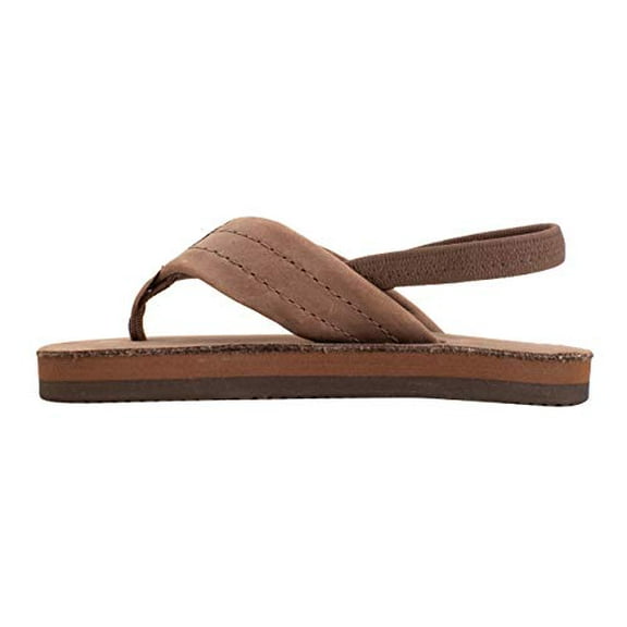 Rainbow Kids Premier Leather 1" Strap Sandal - Expresso 101LTS00-EXPR