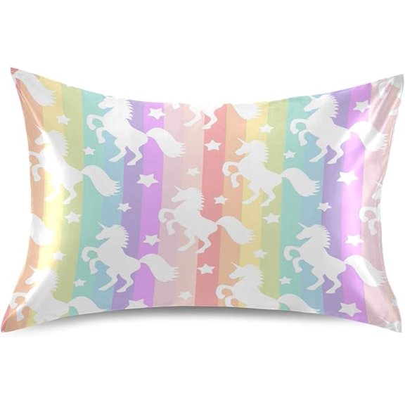 Rainbow Satin Pillowcase Standard
