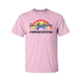 thumbnail image 1 of Rainbow Save The Children End Human Trafficking Unisex Adult Short Sleeve T-shirt-Light Pink-small, 1 of 4