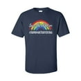 thumbnail image 1 of Rainbow Save The Children End Human Trafficking Unisex Adult Short Sleeve T-shirt-Navy-xxxl, 1 of 4