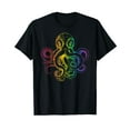 thumbnail image 1 of Rainbow Sea Monster Octopus, Kraken & Cthulhu T-Shirt, 1 of 5