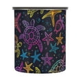thumbnail image 1 of Rainbow Sea Turtle Starfish Airtight Coffee Bean Canister 30oz Food Storage Containers with Lids For Gournd, Tea, Sugar, Flour, Rice, Cereal, Candy Cookie Jar, 1 of 8