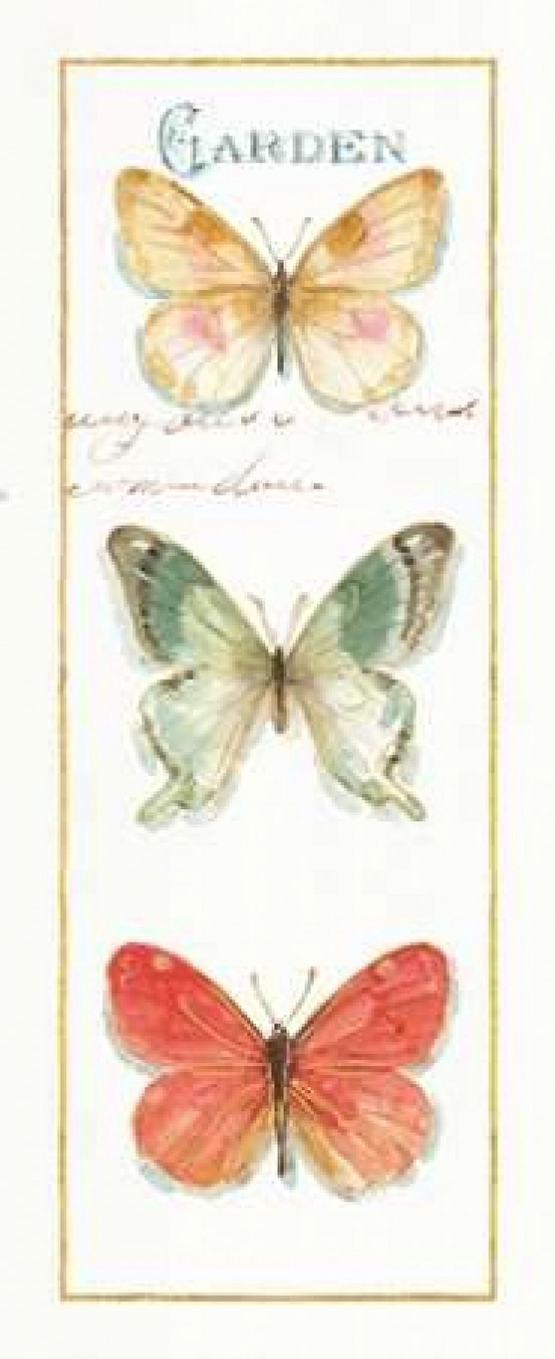 Rainbow Seeds Butterflies II Canvas Art - Audit Lisa (24 x 48)