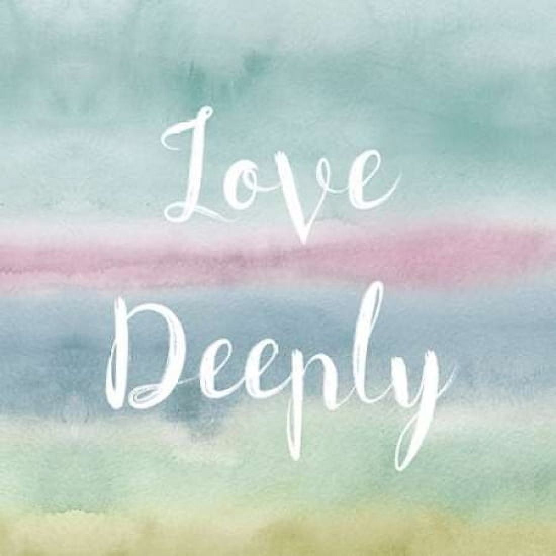 Rainbow Seeds Painted Pattern XIV Cool Love Canvas Art - Audit Lisa (24 x 24)