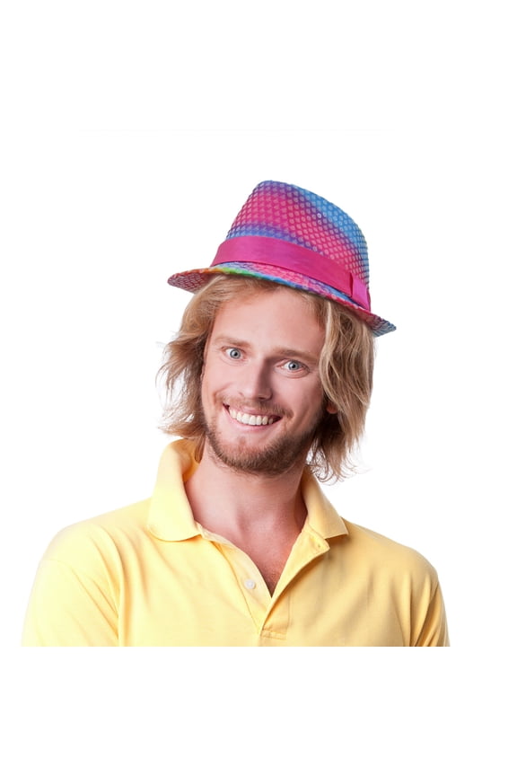 Rainbow Sequin Hat