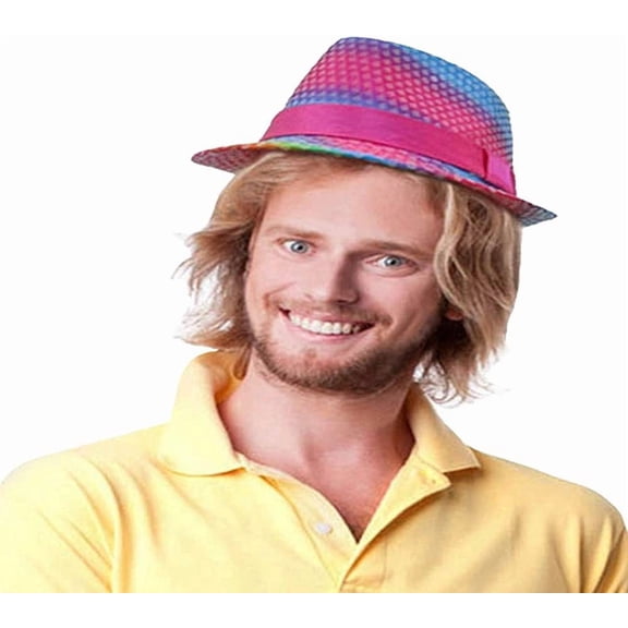 Rainbow Sequin Hat