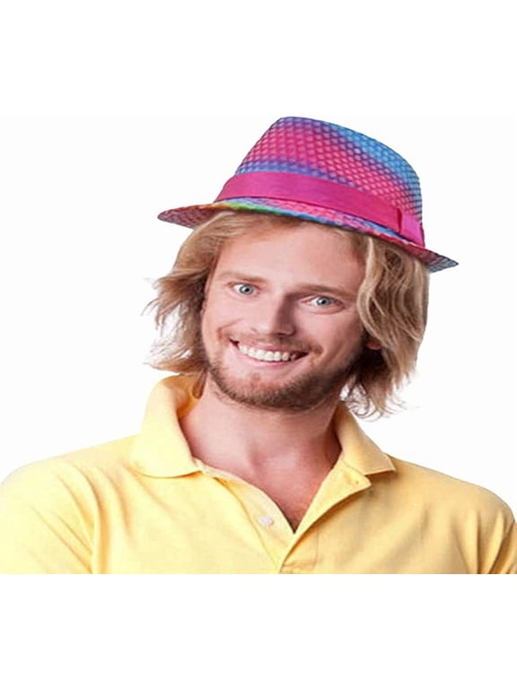 Rainbow Sequin Hat