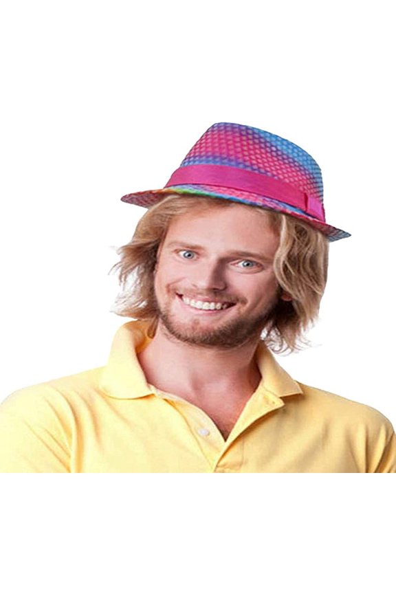 Rainbow Sequin Hat