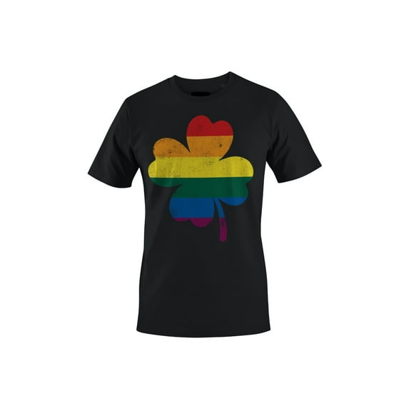 Rainbow Shamrock LGBTQ+ Pride and St. Patricks Day Blend Women's T-shirt