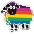 thumbnail image 1 of Rainbow Sheep of The Family LGBT Pride Sticker, Sheep Stickers, Funny Gay Stickers, Sarcastic Water Bottle Stickers- Vinyl Stickers 3'' for Laptop Phone Car Window Helmet (3x3inch), 1 of 7