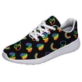 thumbnail image 1 of Rainbow Shoes, Unisex Fashion LGBT Sneakers for Men Women White Size 3.5, 1 of 7