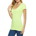 thumbnail image 1 of Womens Basic V Neck Tee, 1 of 2
