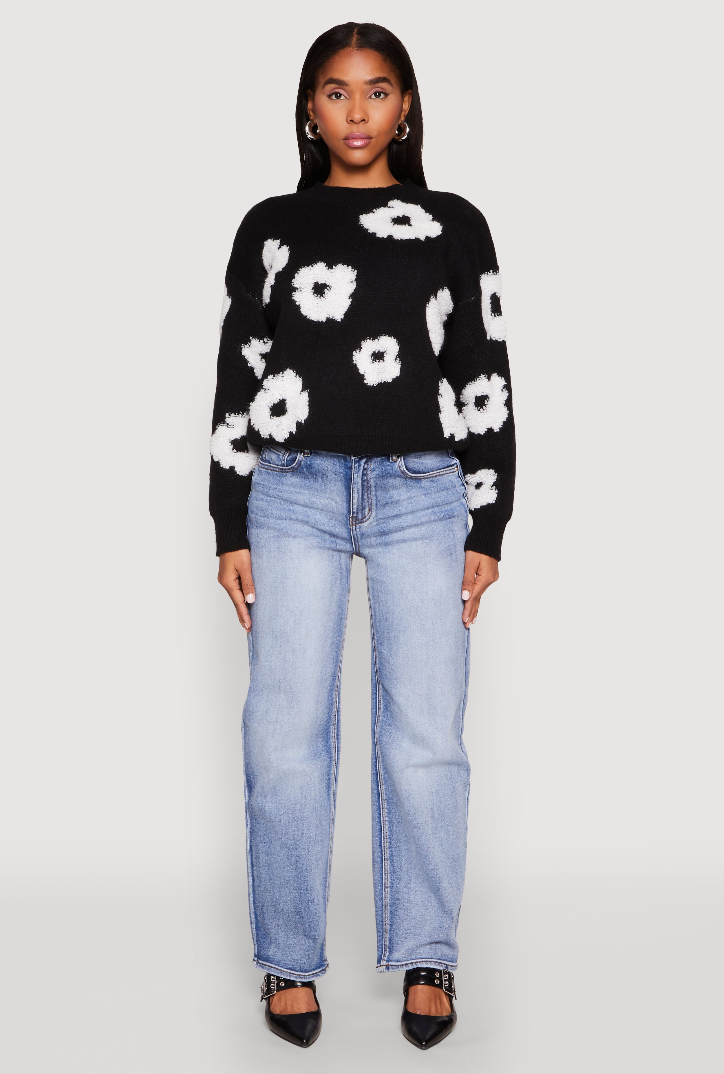 THE MERRITT DAISY KNIT SWEATER main image 1
