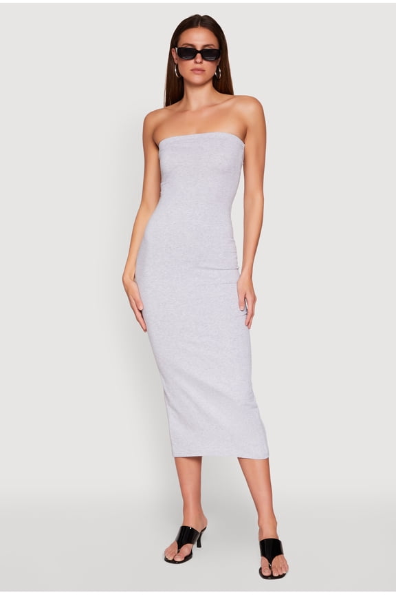 Womens Daisy Maxi Tube Dress