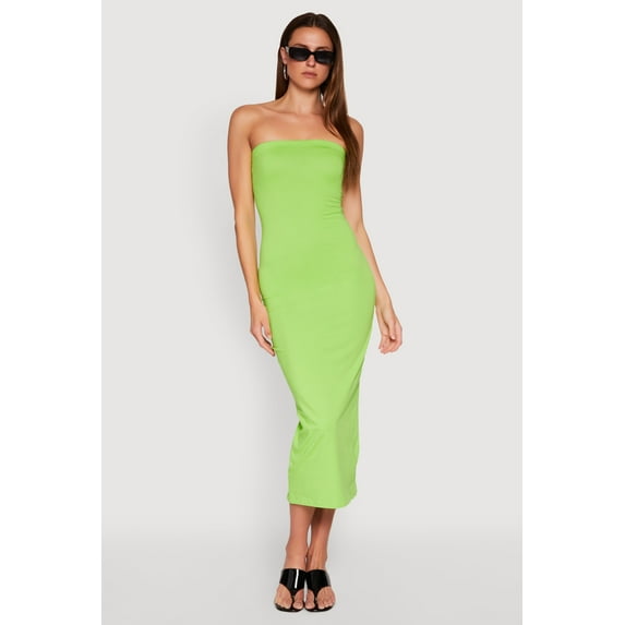 Womens Daisy Maxi Tube Dress