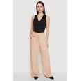 thumbnail image 1 of Womens Gauze Knit High Waisted Wide Leg Pants, 1 of 5