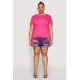 thumbnail image 1 of Womens Plus Size Fringe Trim Tee, 1 of 5