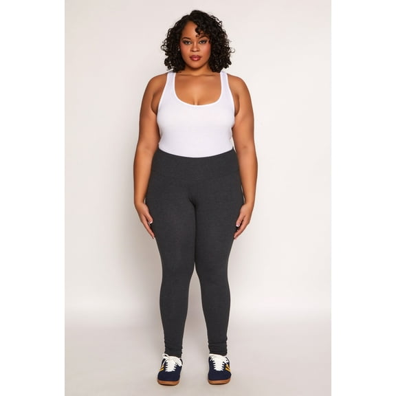 Womens Plus Size High Waist Leggings