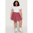 thumbnail image 1 of Womens Plus Size High Waisted Active Pleated Skirt, 1 of 6