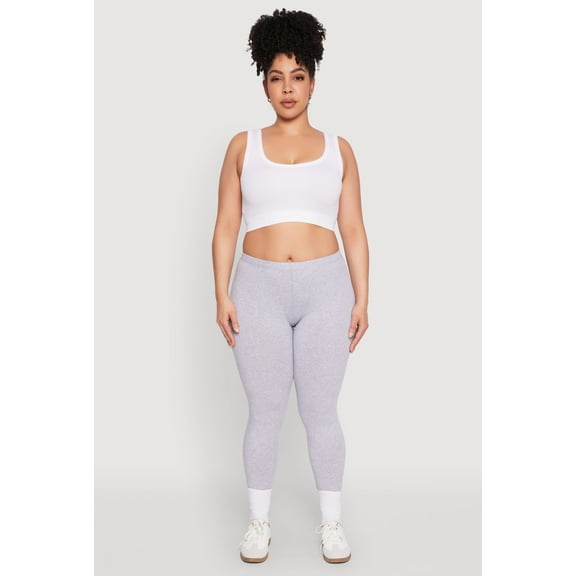 Womens Plus Size High Waisted Leggings