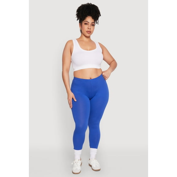 Womens Plus Size High Waisted Leggings