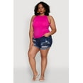 thumbnail image 1 of Womens Plus Size Seamless High Neck Tank Top, 1 of 5