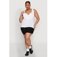 thumbnail image 1 of Womens Plus Size Seamless Notch Neck Tank Top, 1 of 5