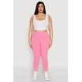 thumbnail image 1 of Womens Plus Size Side Pocket High Waisted Leggings, 1 of 6