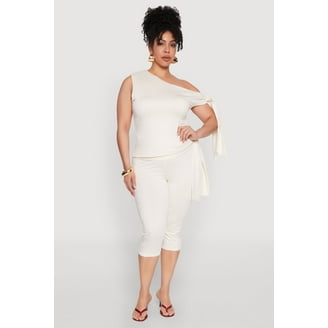 Lee women's Plus Size Midrise Regular Fit Capri Pant